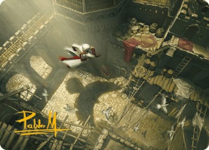 Rooftop Bypass Art Card (Gold-Stamped Signature) [Assassin's Creed Art Series] | Gamers Paradise