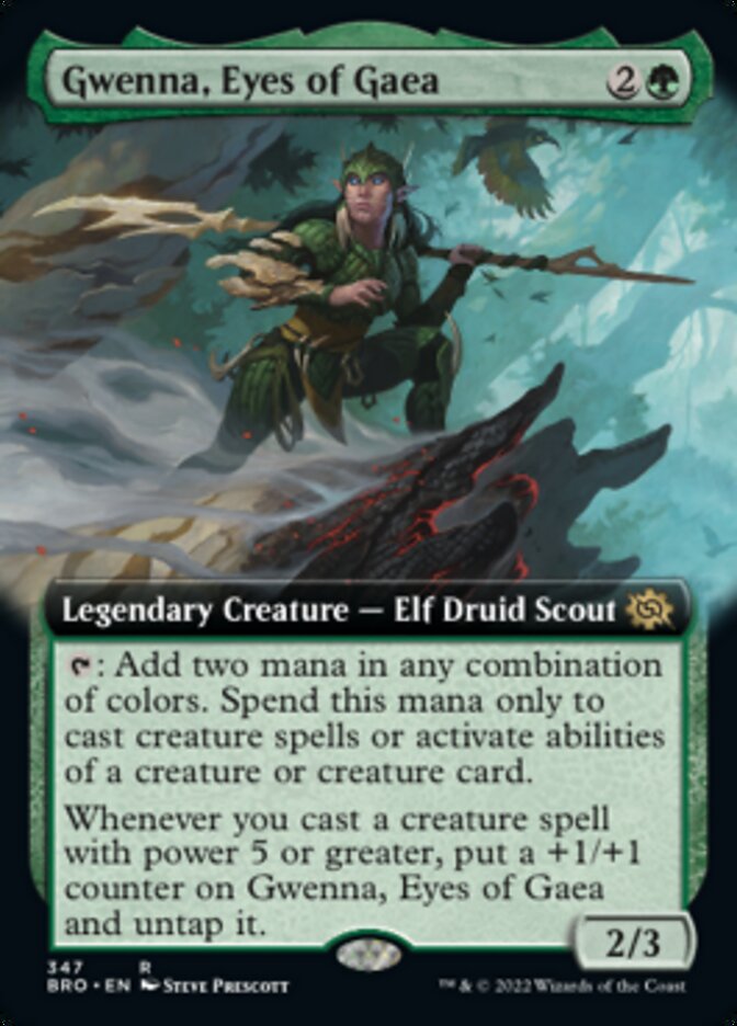 Gwenna, Eyes of Gaea (Extended Art) [The Brothers' War] | Gamers Paradise