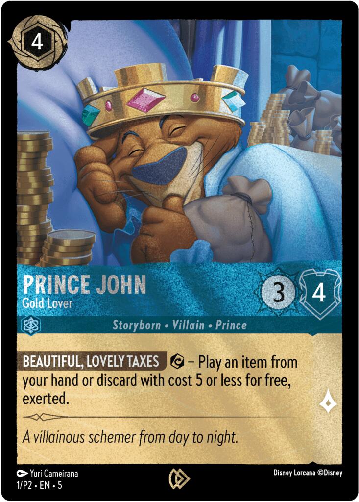Prince John - Gold Lover (1) [Promo Cards] | Gamers Paradise