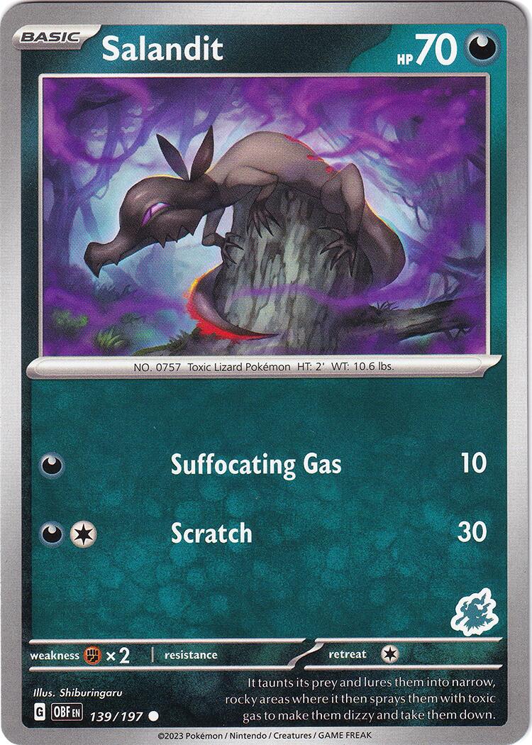 Salandit (139/197) (Darkrai Deck) [Battle Academy 2024] | Gamers Paradise