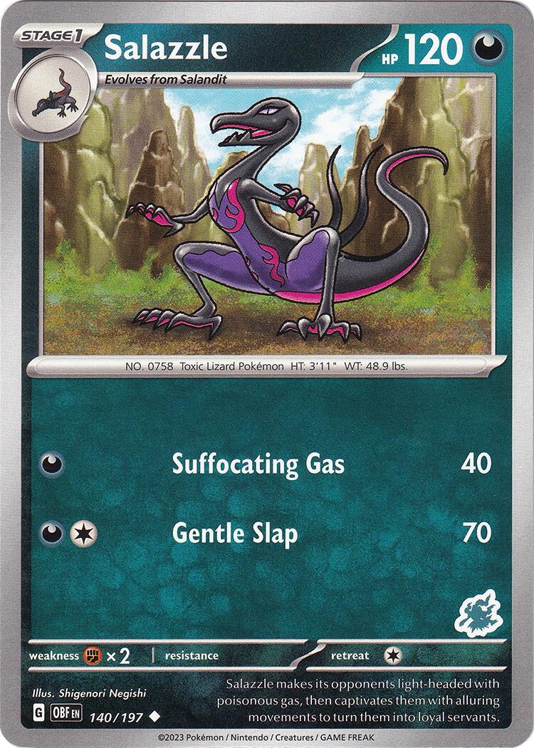 Salazzle (140/197) (Darkrai Deck) [Battle Academy 2024] | Gamers Paradise