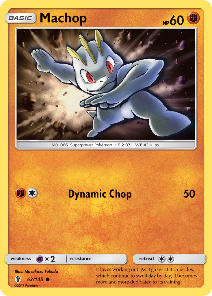 Machop (63/145) [Sun & Moon: Guardians Rising] | Gamers Paradise