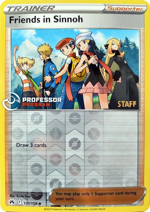 Friends in Sinnoh (131/159) (2023 Staff) [Professor Program Promos] | Gamers Paradise