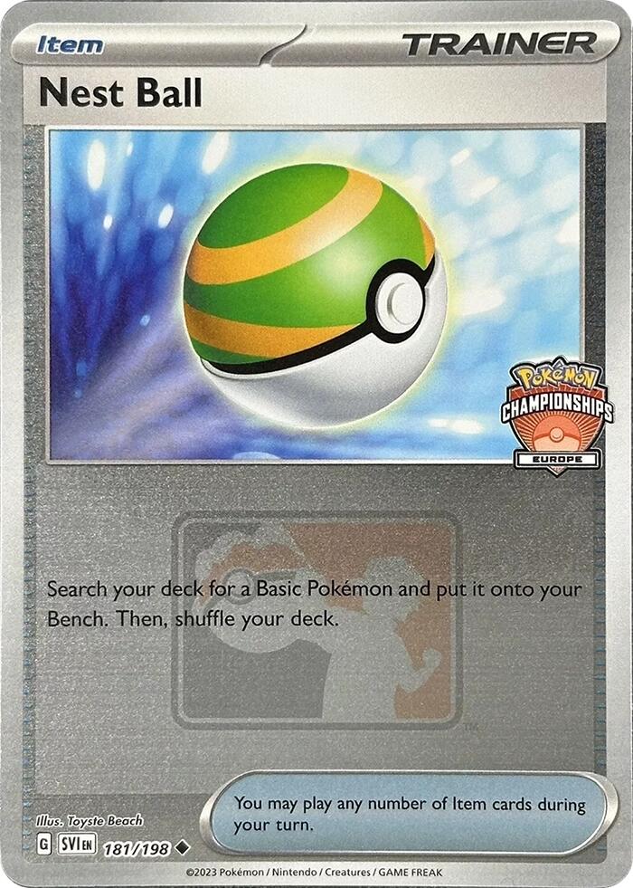 Nest Ball (181/198) (2024 Europe Championships) [League & Championship Cards] | Gamers Paradise