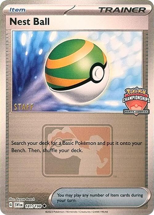 Nest Ball (181/198) (2024 North America Championships Staff) [League & Championship Cards] | Gamers Paradise