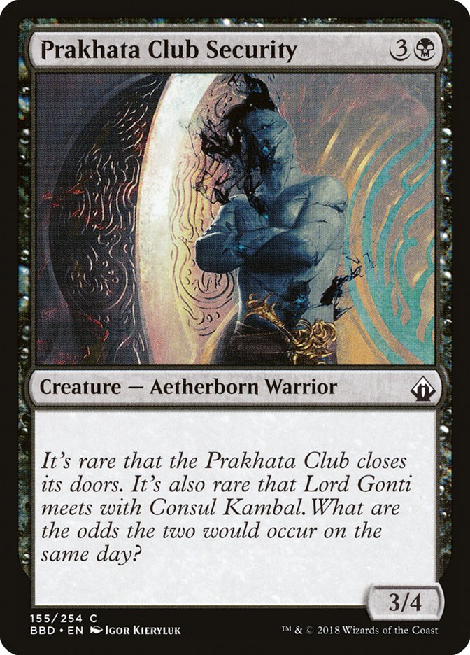 Prakhata Club Security [Battlebond] | Gamers Paradise
