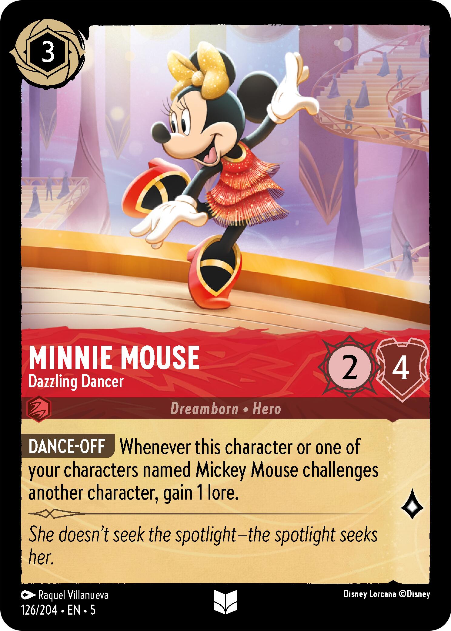 Minnie Mouse - Dazzling Dancer (126/204) [Shimmering Skies] | Gamers Paradise