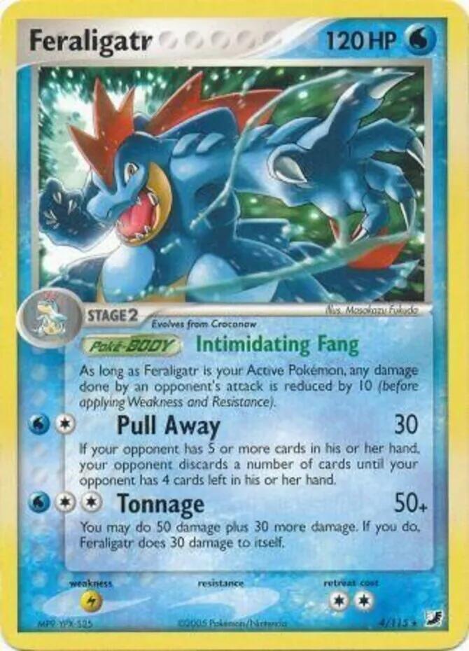 Feraligatr (4/115) (Theme Deck Exclusives) [EX: Unseen Forces] | Gamers Paradise