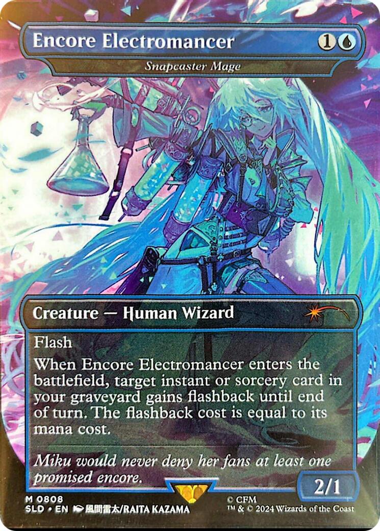 Encore Electromancer - Snapcaster Mage (Rainbow Foil) [Secret Lair Drop Series] | Gamers Paradise