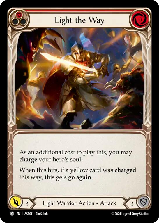 Light the Way (Red) [ASB011] (Armory Deck: Boltyn) | Gamers Paradise