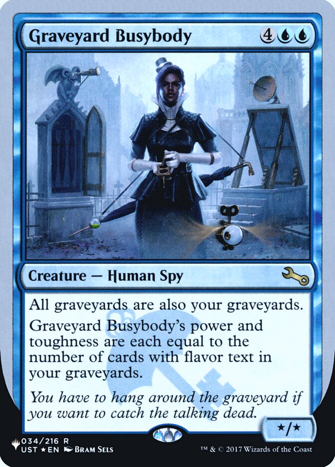 Graveyard Busybody (Unfinity Foil Edition) [The List] | Gamers Paradise