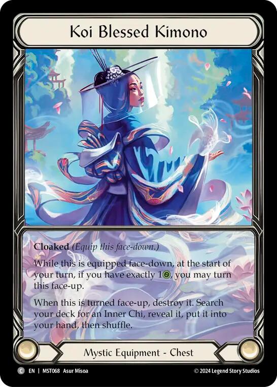 Koi Blessed Kimono (Extended Art) [MST068] (Part the Mistveil)  Cold Foil | Gamers Paradise