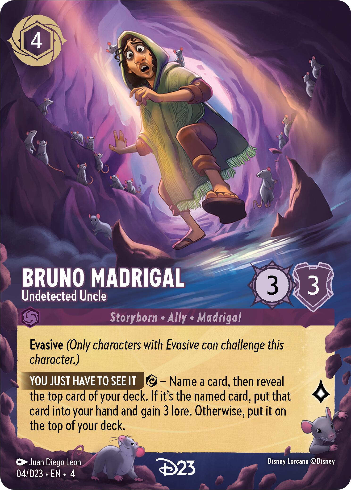 Bruno Madrigal - Undetected Uncle (4) [D23 Promos] | Gamers Paradise