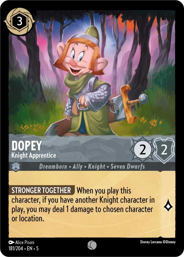 Dopey - Knight Apprentice (181/204) [Shimmering Skies] | Gamers Paradise