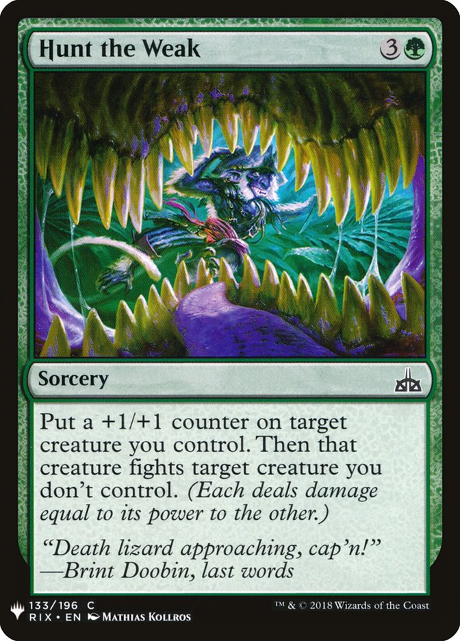 Hunt the Weak [Mystery Booster] | Gamers Paradise