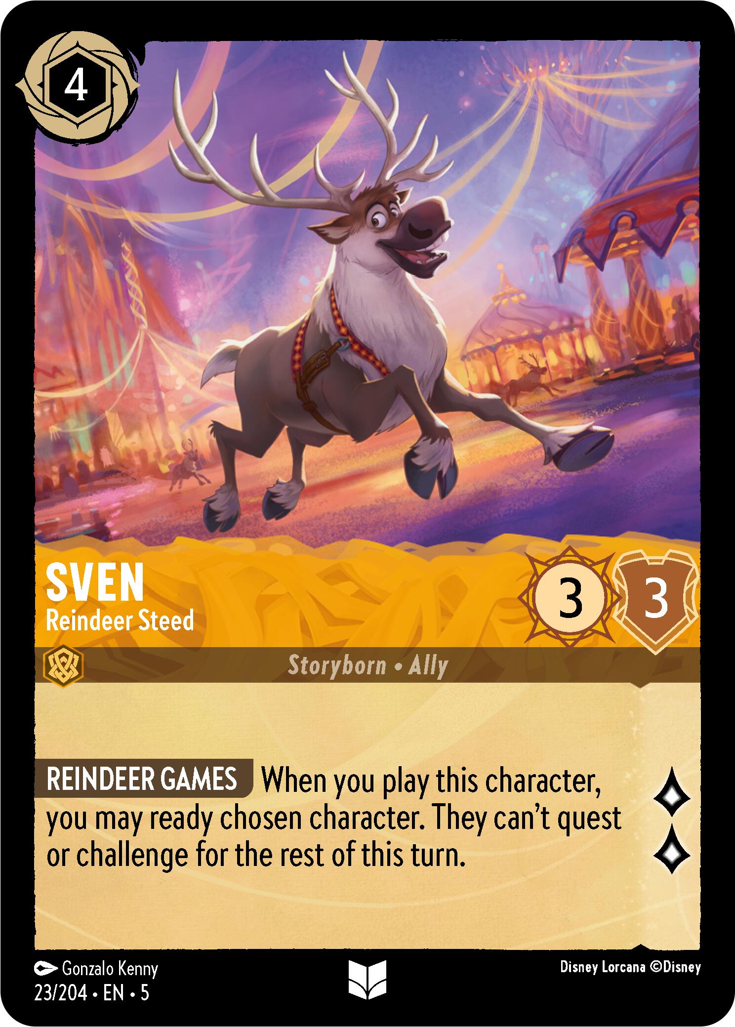 Sven - Reindeer Steed (23/204) [Shimmering Skies] | Gamers Paradise