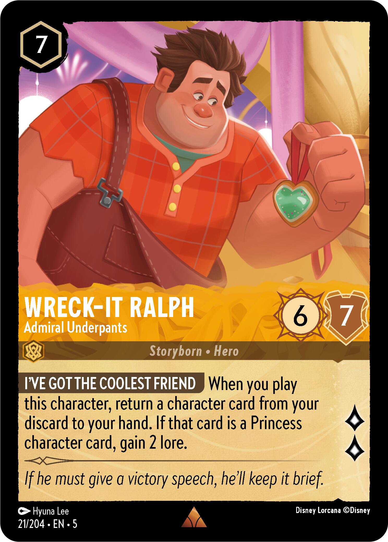 Wreck-It Ralph - Admiral Underpants (21/204) [Shimmering Skies] | Gamers Paradise