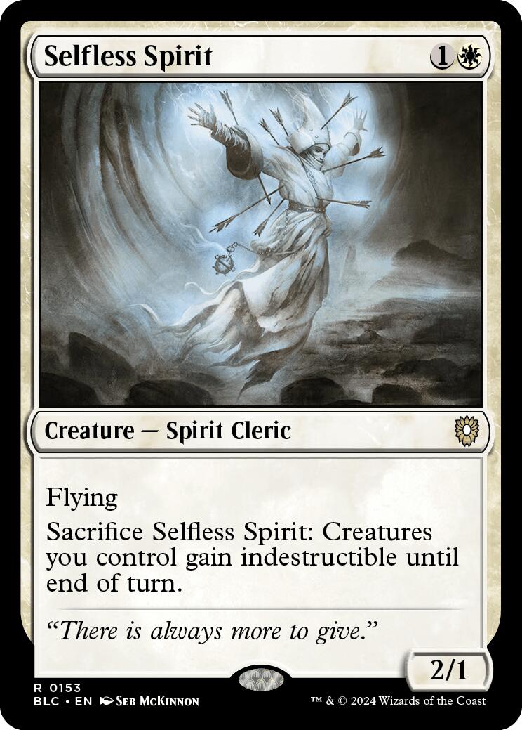 Selfless Spirit [Bloomburrow Commander] | Gamers Paradise