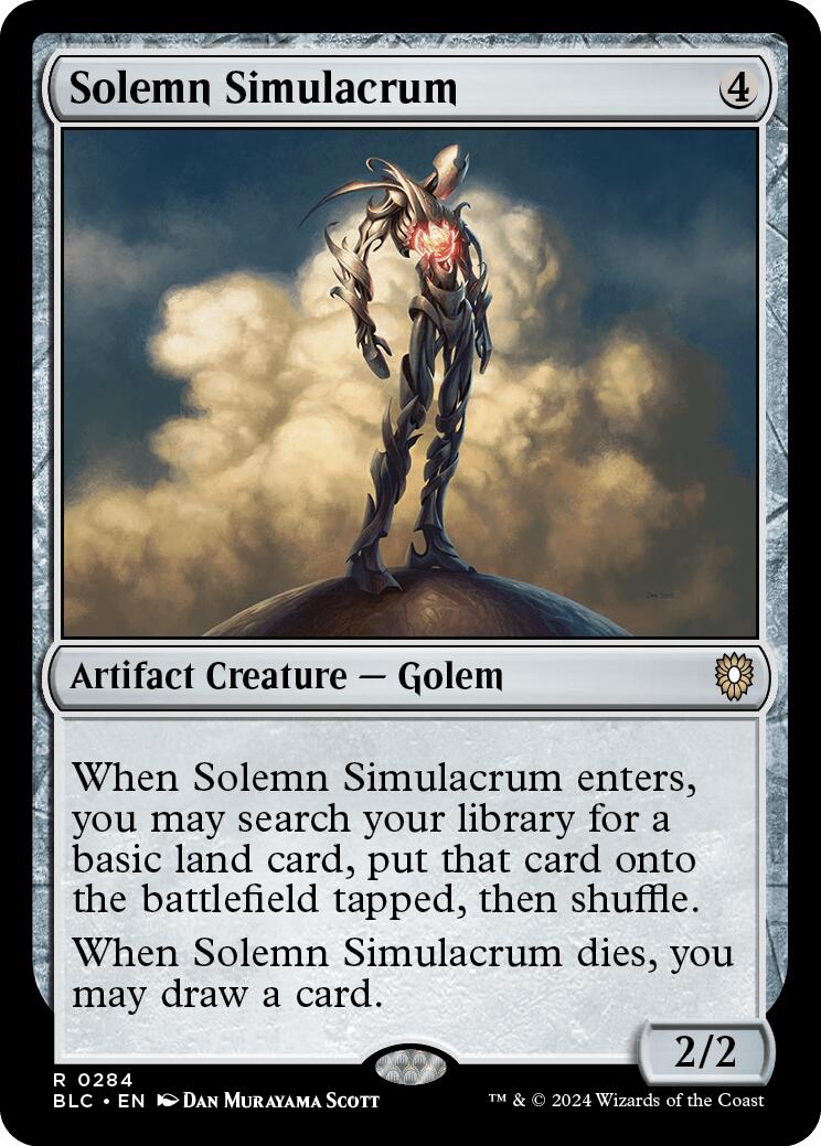 Solemn Simulacrum [Bloomburrow Commander] | Gamers Paradise