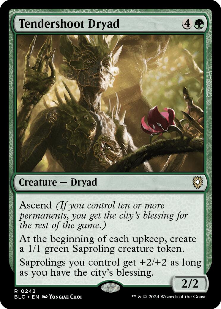 Tendershoot Dryad [Bloomburrow Commander] | Gamers Paradise