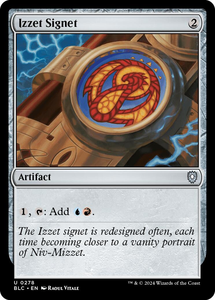 Izzet Signet [Bloomburrow Commander] | Gamers Paradise