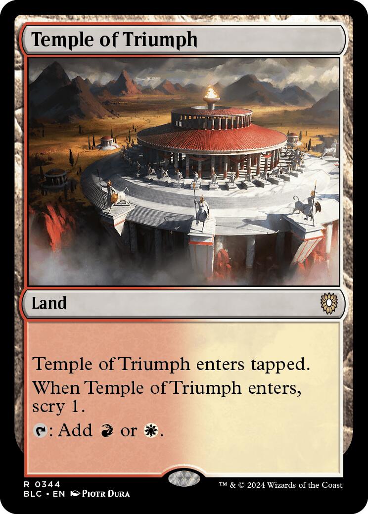 Temple of Triumph [Bloomburrow Commander] | Gamers Paradise