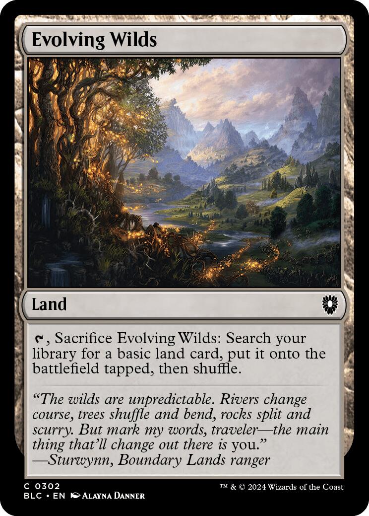 Evolving Wilds [Bloomburrow Commander] | Gamers Paradise