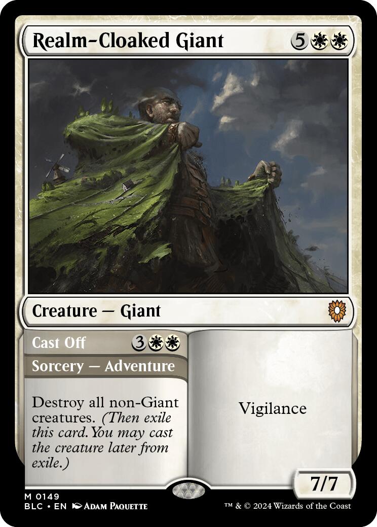 Realm-Cloaked Giant [Bloomburrow Commander] | Gamers Paradise