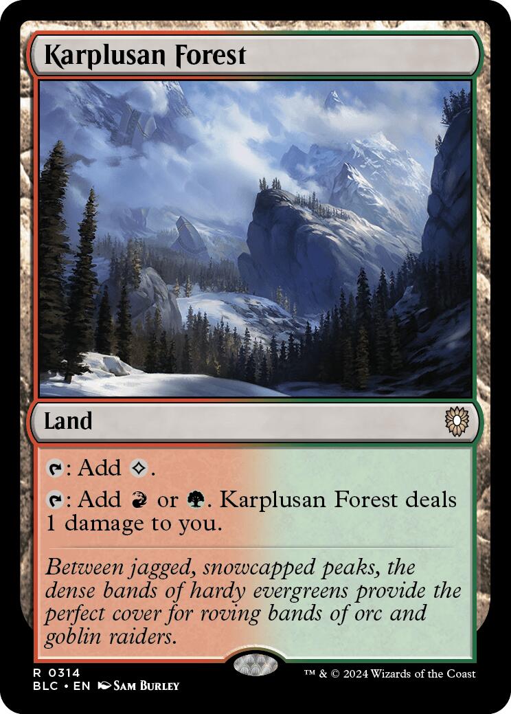 Karplusan Forest [Bloomburrow Commander] | Gamers Paradise
