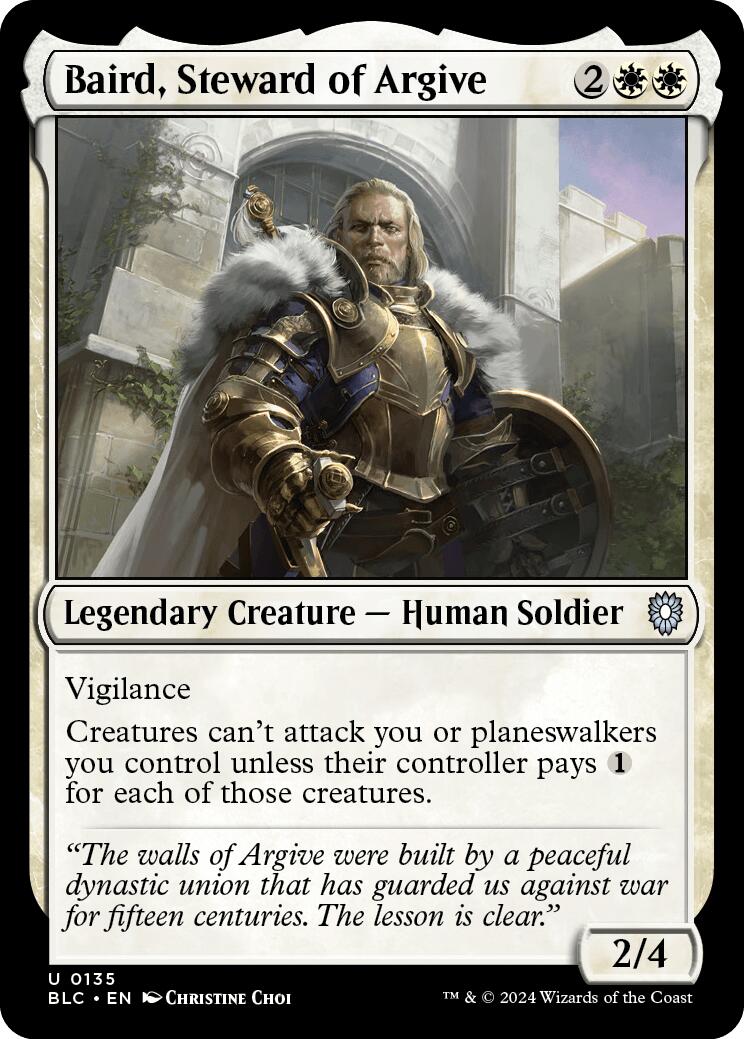 Baird, Steward of Argive [Bloomburrow Commander] | Gamers Paradise