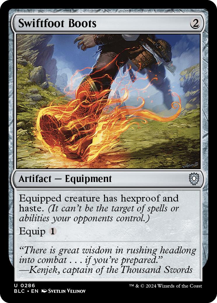 Swiftfoot Boots [Bloomburrow Commander] | Gamers Paradise