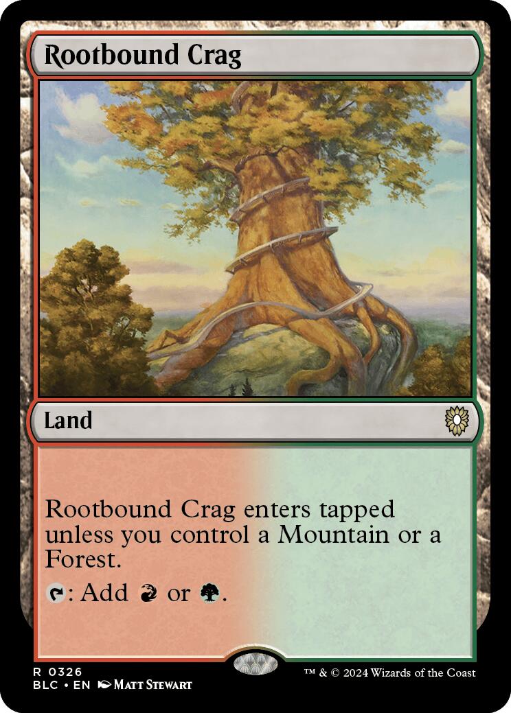 Rootbound Crag [Bloomburrow Commander] | Gamers Paradise