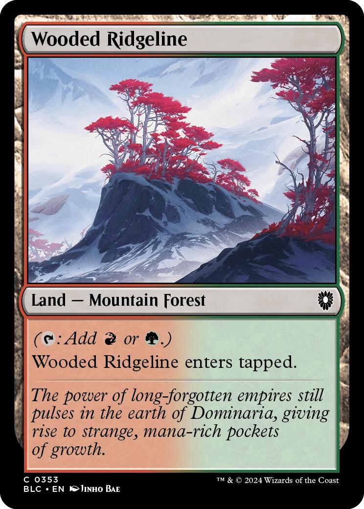 Wooded Ridgeline [Bloomburrow Commander] | Gamers Paradise