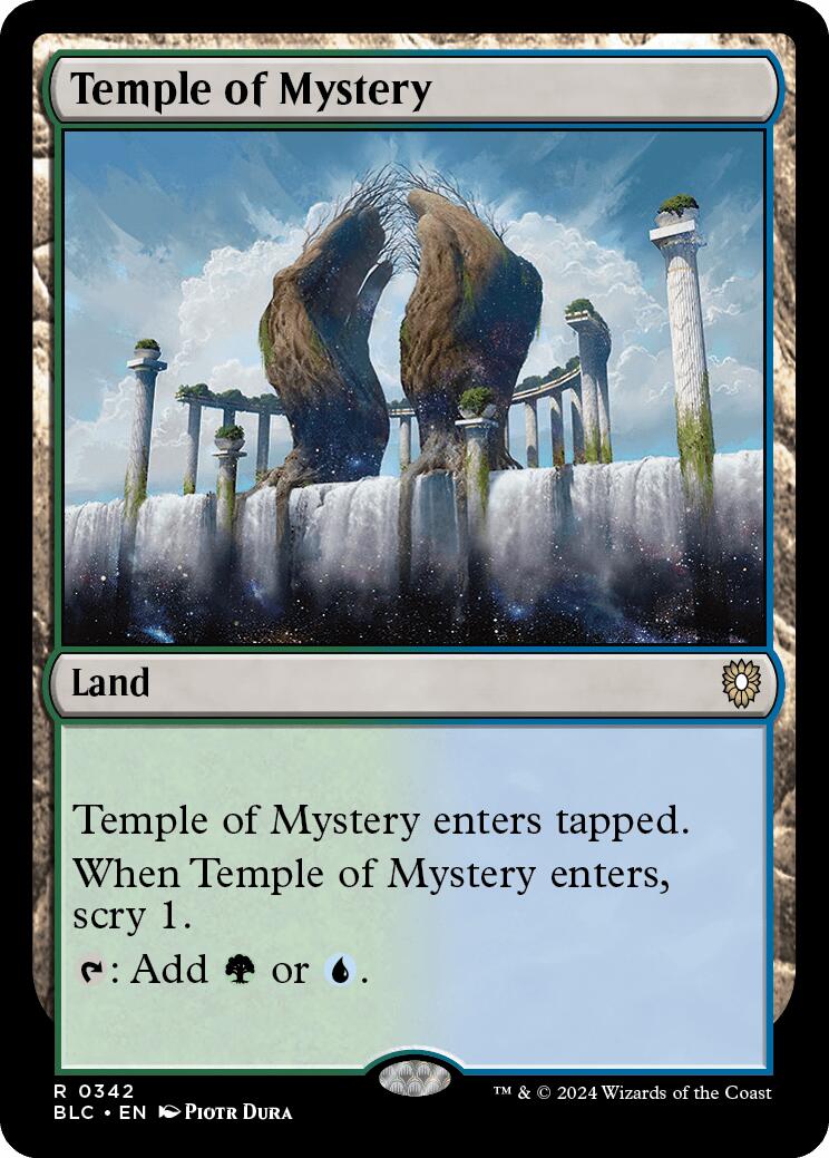 Temple of Mystery [Bloomburrow Commander] | Gamers Paradise