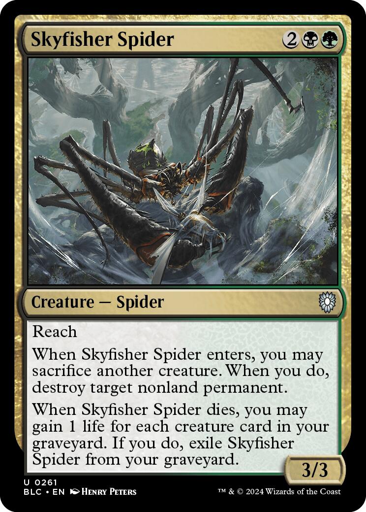 Skyfisher Spider [Bloomburrow Commander] | Gamers Paradise