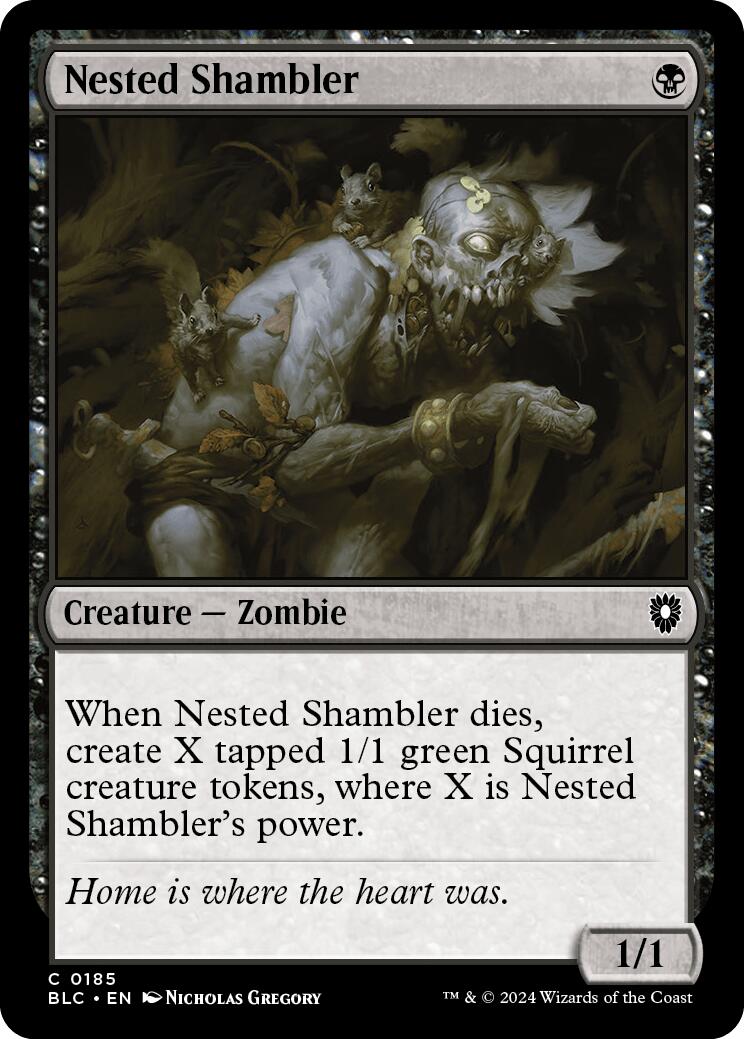 Nested Shambler [Bloomburrow Commander] | Gamers Paradise