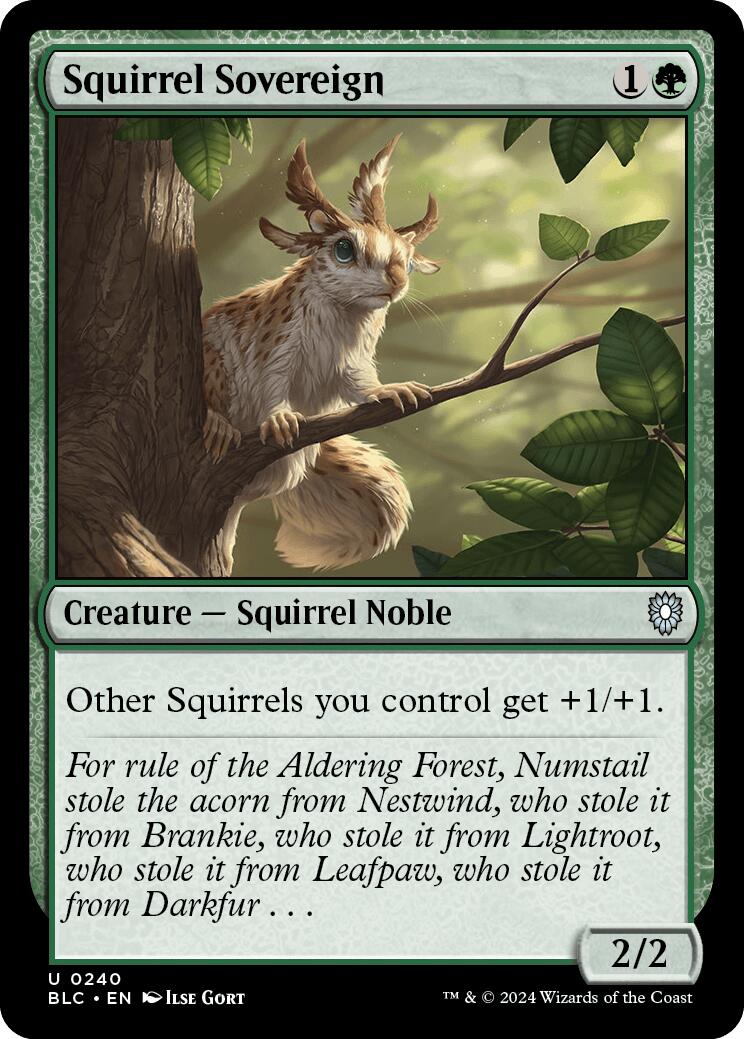 Squirrel Sovereign [Bloomburrow Commander] | Gamers Paradise