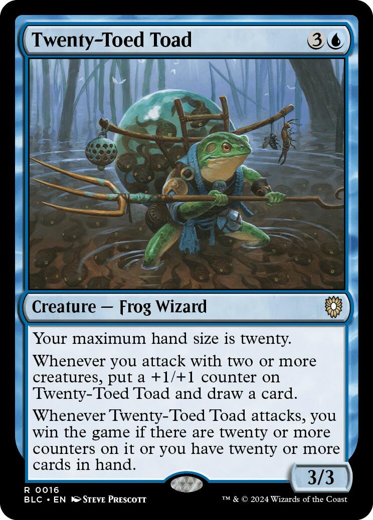 Twenty-Toed Toad [Bloomburrow Commander] | Gamers Paradise