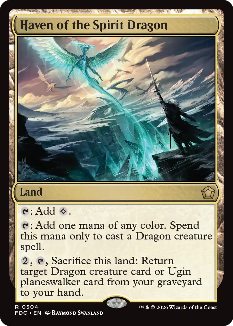 Haven of the Spirit Dragon [Foundations Commander] | Gamers Paradise
