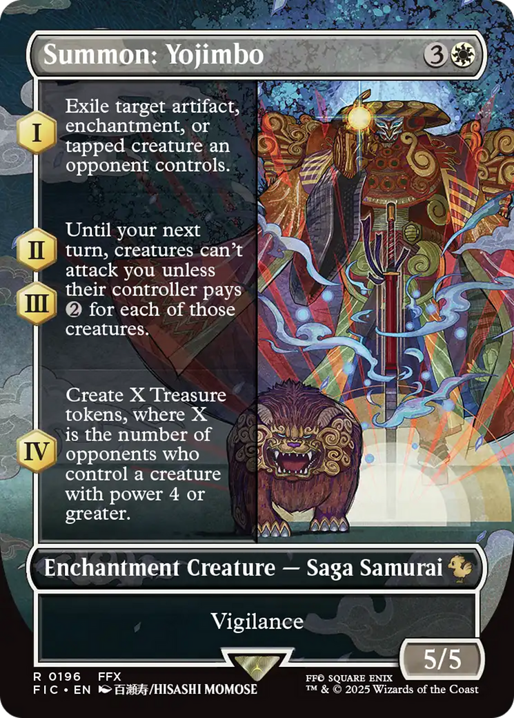 Summon: Yojimbo (Borderless) [FINAL FANTASY Commander] | Gamers Paradise