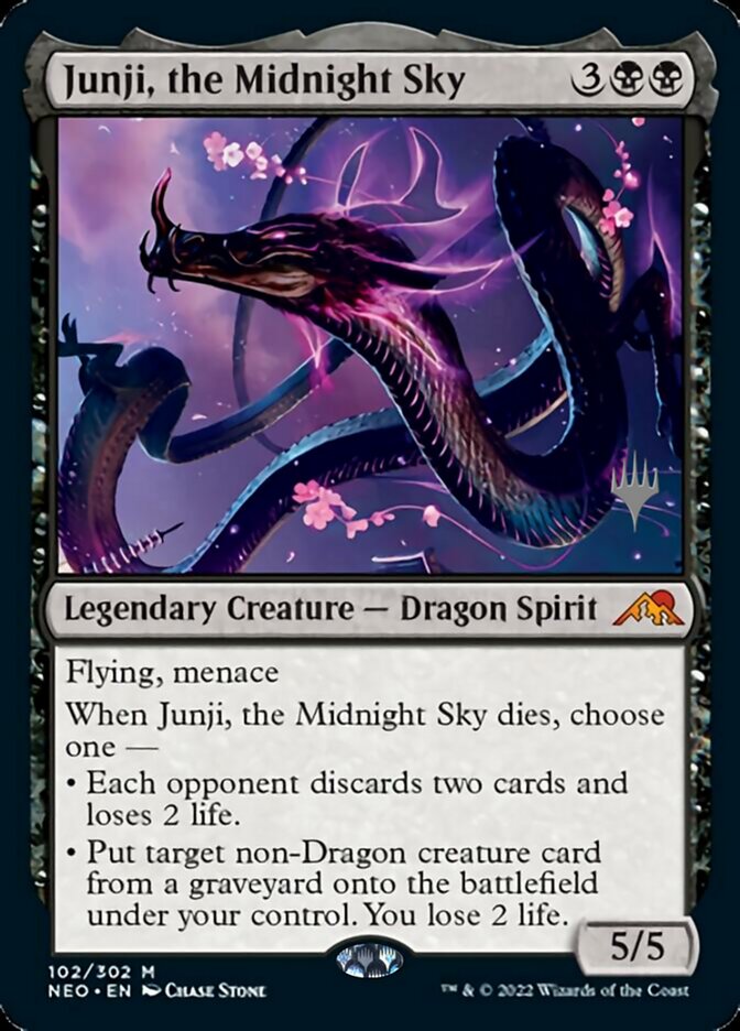 Junji, the Midnight Sky (Promo Pack) [Kamigawa: Neon Dynasty Promos] | Gamers Paradise