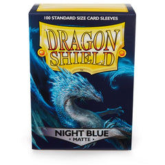 Dragon Shield: Standard 100ct Sleeves - Night Blue Botan (Matte) | Gamers Paradise