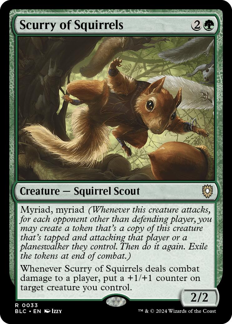 Scurry of Squirrels [Bloomburrow Commander] | Gamers Paradise