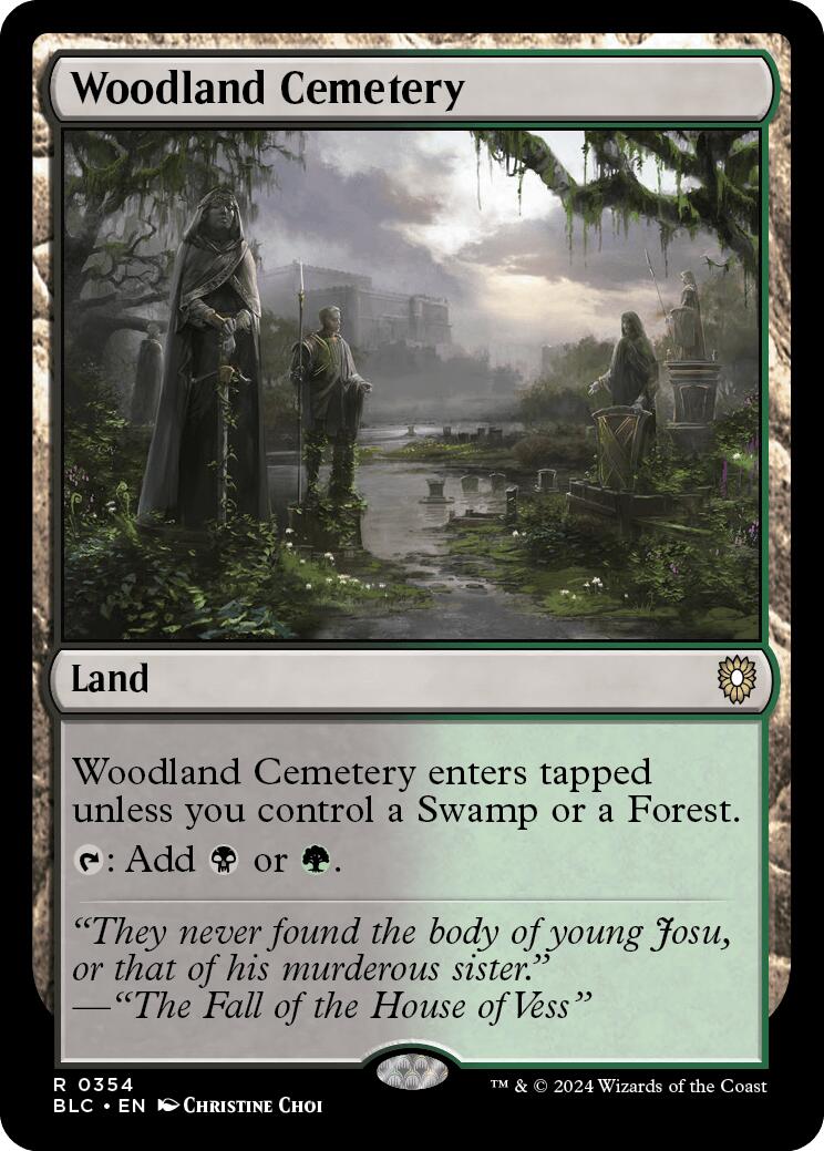 Woodland Cemetery [Bloomburrow Commander] | Gamers Paradise