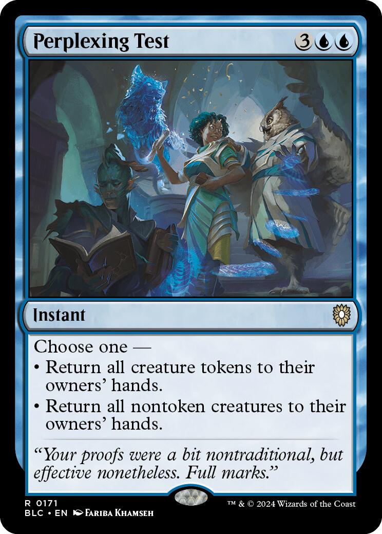 Perplexing Test [Bloomburrow Commander] | Gamers Paradise