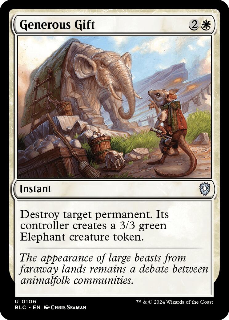 Generous Gift [Bloomburrow Commander] | Gamers Paradise