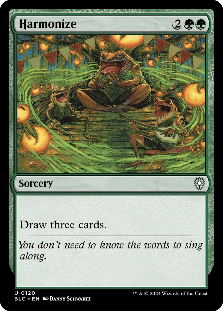 Harmonize [Bloomburrow Commander] | Gamers Paradise