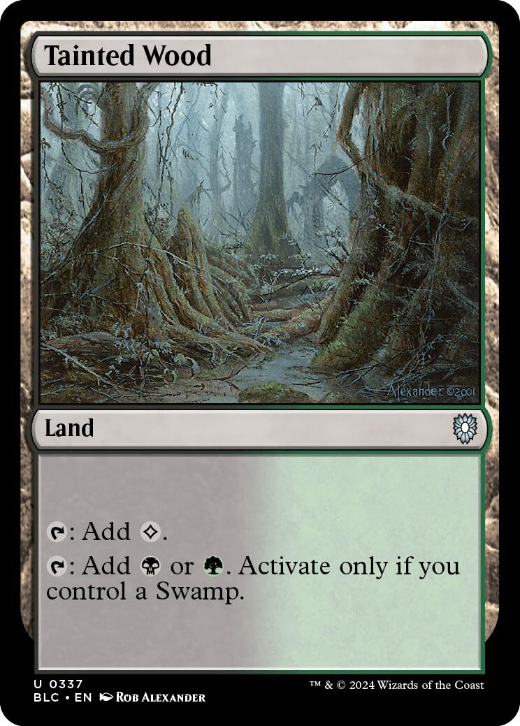 Tainted Wood [Bloomburrow Commander] | Gamers Paradise