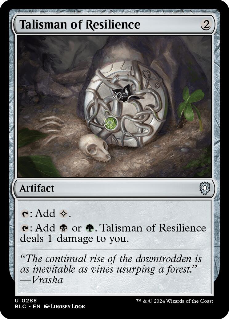Talisman of Resilience [Bloomburrow Commander] | Gamers Paradise