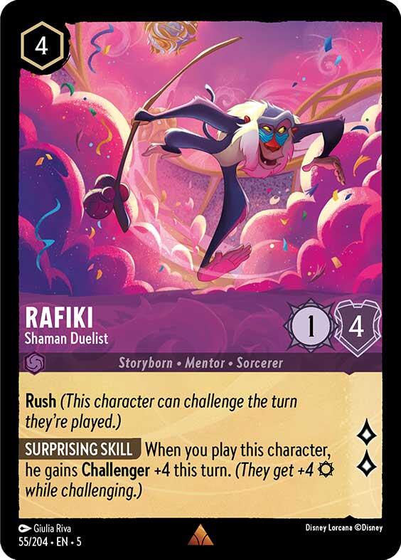 Rafiki - Shaman Duelist (55/204) [Shimmering Skies] | Gamers Paradise